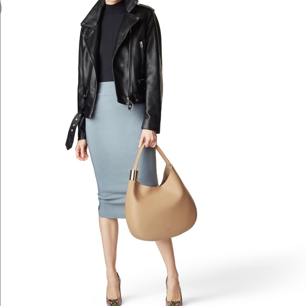 Jimmy Choo Stevie Leather Hobo Bag - Picture 3 of 7